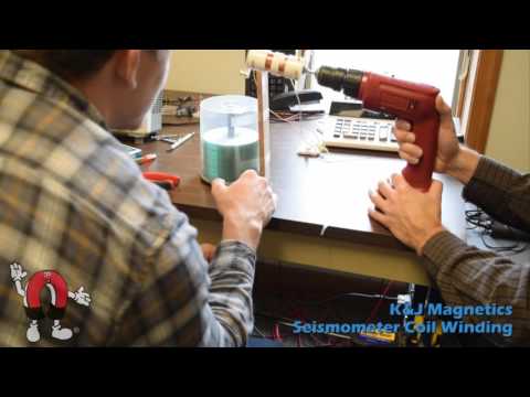 K&amp;amp;J Magnetics Seismometer Winding