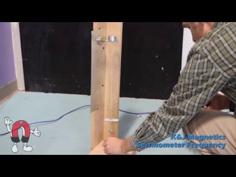 K&amp;amp;J Magnetics Seismometer Frequency
