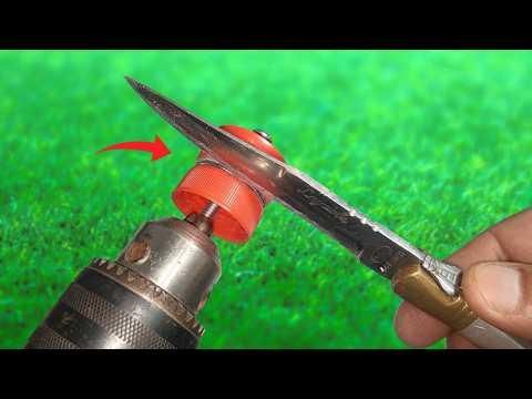KNIFE Like a Razor ! Sharpen Your Knife In 1 Minute With This Tool