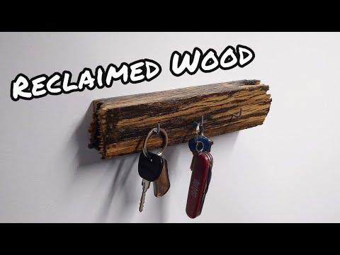 Key Holder made from Old Wheel Barrow Handle