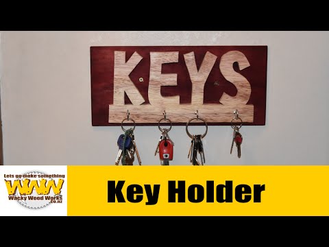 Key Holder- Wacky Wood Works