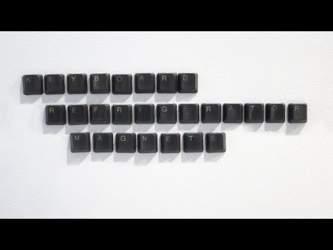 Keyboard Refrigerator Magnets