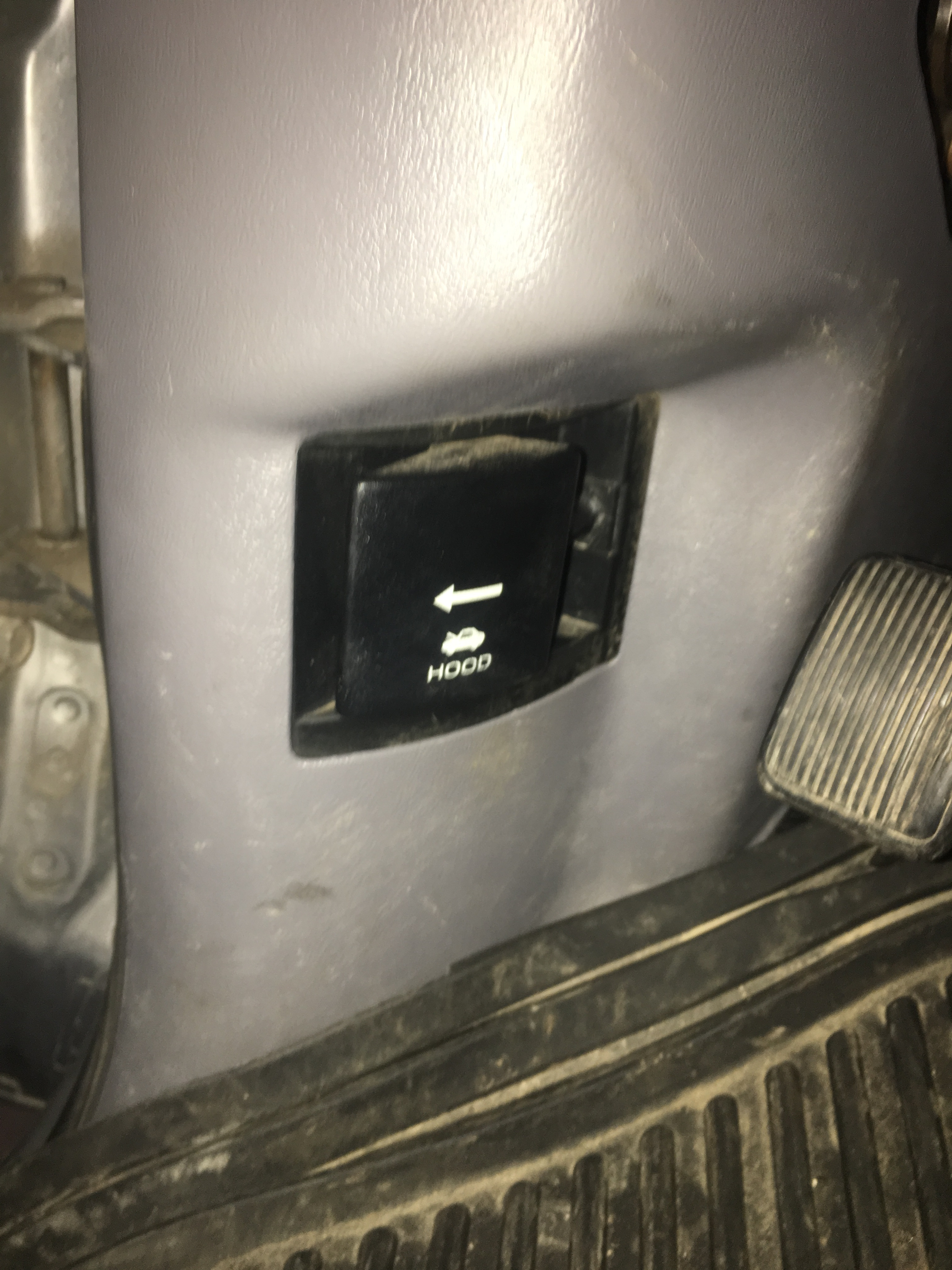 Kick panel hood latch .JPG