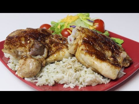 Kickin' Chicken Thighs with Basmati Rice