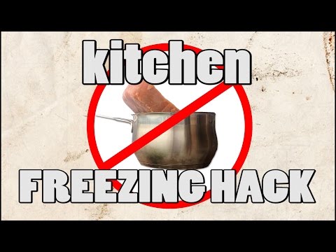 Kitchen Freezing Hack  - Easy Portion Control - Fast Defrost - Easy Stacking