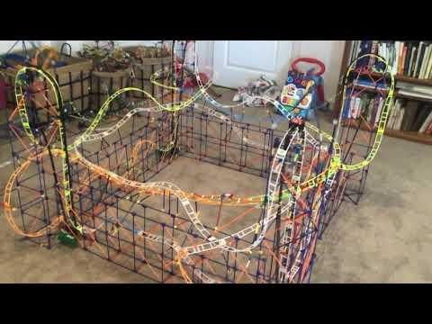 Knex Castle Coaster | HUGE Knex roller coaster