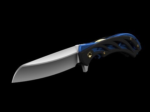 Knives by the sea Episode 5 Folding knife design: from first concept to 3D print prototype.