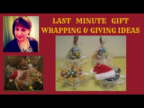 LAST MINUTE GIFT WRAPPING IDEAS