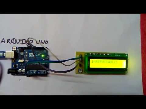 LCD(16x2) interfacing with Arduino Using 3 Pins