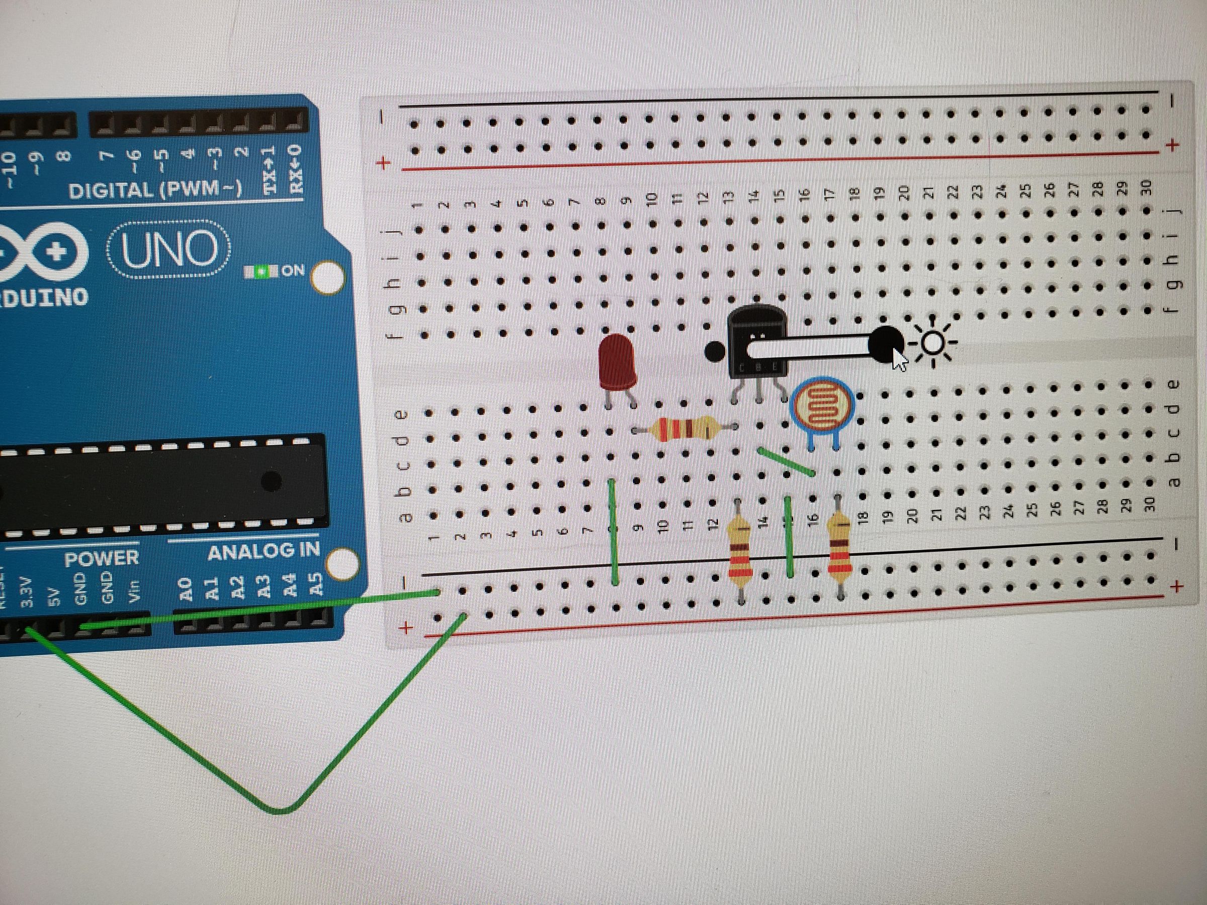 LDR transistor circuit LED off Tinkercad.jpg