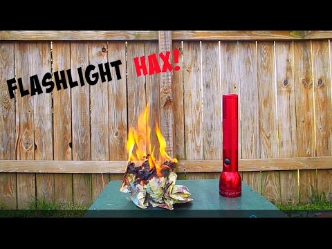 LED Fire Starter FLASHLIGHT Torch! (Maglite)