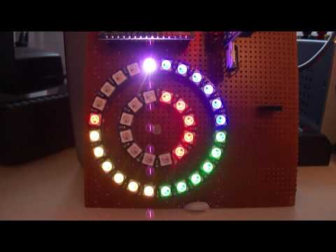 LED ring clock