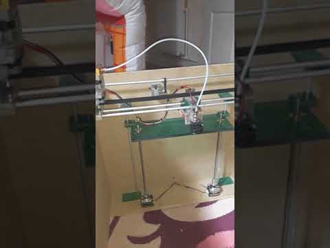 Large 3d printer x test