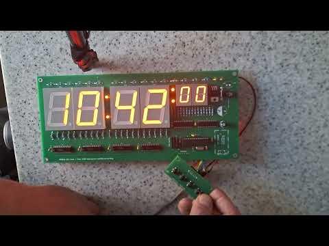 Large Arduino LED Clock Update - time set demo. This wasn't shown in the project video.