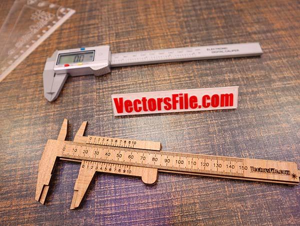 Laser Cut Wooden Vernier Caliper CDR and DXF File 03.jpg