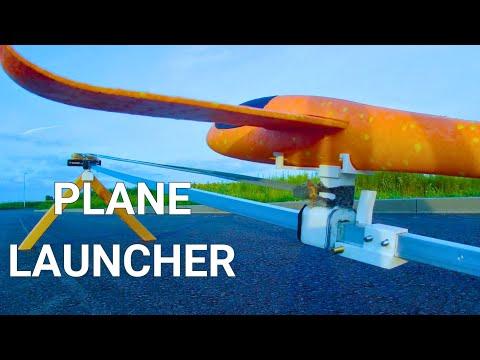 Launching a Foam Plane with a Giant Slingshot