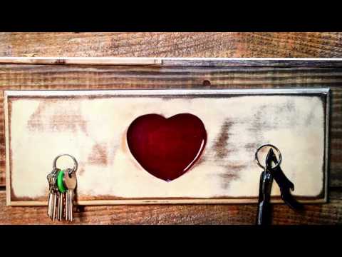 Lazy Guy DIY: Magnetic Key Hanger with Epoxy Heart