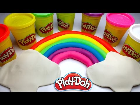 Learn colors with play doh rainbow / Renkleri &amp;ouml;ğreniyorum (ingilizce)