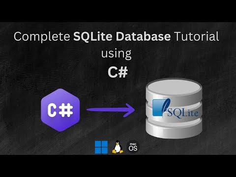 Learn to Connect with SQLite Database &amp; perform CRUD operations using C# for the absolute beginner