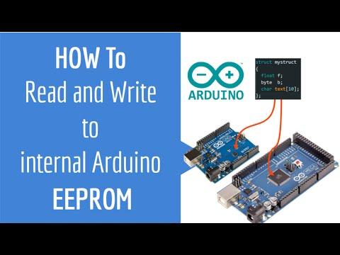 Learn to Read and Write bytes, floats ,doubles ,character strings, structs to EEPROM of Arduino