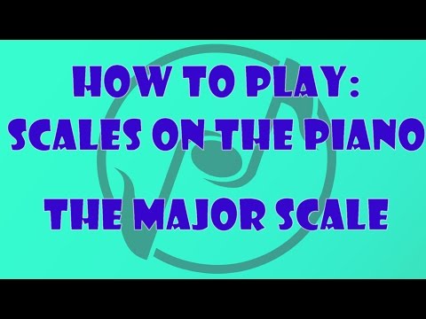 Learning Major Scales on Piano - Lesson for Beginners