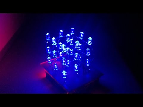 Led 3x3x3 Cube Light show