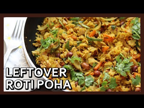 Leftover Roti Poha | Roti Poha | Healthy Breakfast Recipe by Healthy Kadai