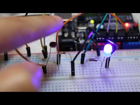 Light Dependent Resistor Demo