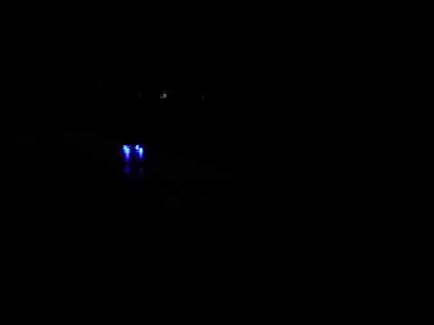 Light-Up Longboard at Night