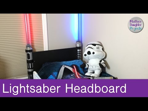 Lightsaber Headboard