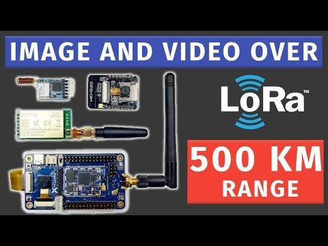 LoRa Image and Video transmission wireless | ML on EdgeX