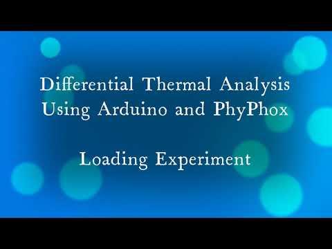 Loading Experiment to PhyPhox DTA Arduino (Differential Thermal Analysis)