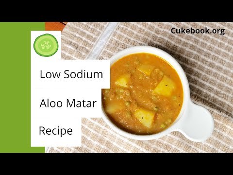 Low Sodium Aloo Mattar Recipe