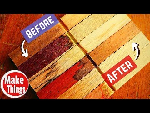 MAKING 2-Part Wood Bleach (DRAMATIC DIFFERENCE!) // B4 We Make Things