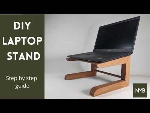 MAKING A LAPTOP STAND // A step by step guide - Easy DIY project