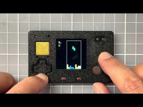 MINTIA Console Micropython Tetris