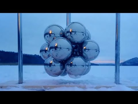 Magnetic Sculpture - Vector Equilibrium - Oddly Satisfying Giant Steel Spheres