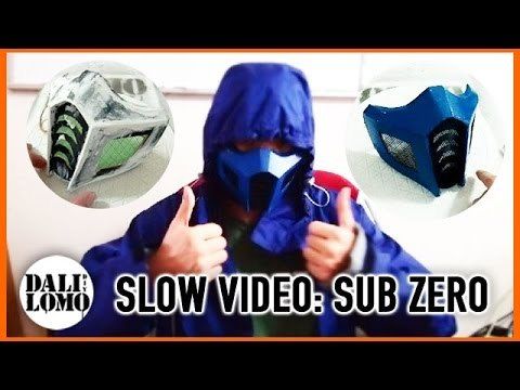 Make Mortal Kombat SubZero Mask - Cardboard How to DIY Cosplay