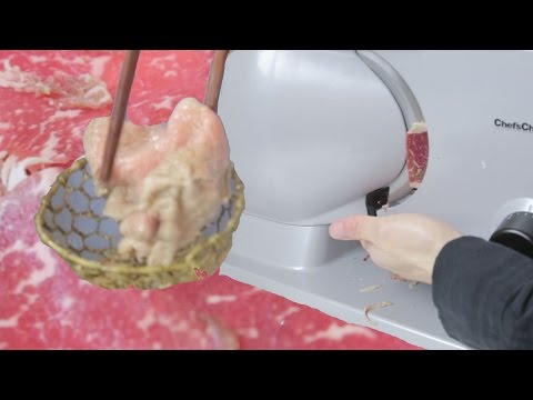 Make Shabu Shabu with your own meat slicer