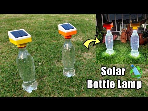 Make Solar Lamp Using TP4056 | Reuse Plastic Bottles to Make Solar Lamp | Celebrate World Earth Day