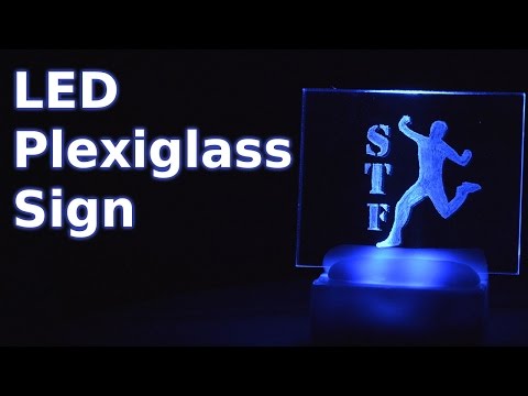 Make Your Own LED Sign from Plexiglass