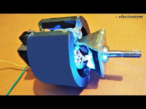 Make a 48V high torque DC Motor from a 250V Blender/Drill Motor DIY