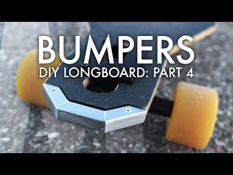 Make a DIY Fiberglass Longboard (4. Bumpers)