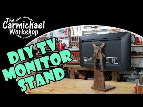 Make a DIY Monitor Stand for a Vizio D24F Smart TV