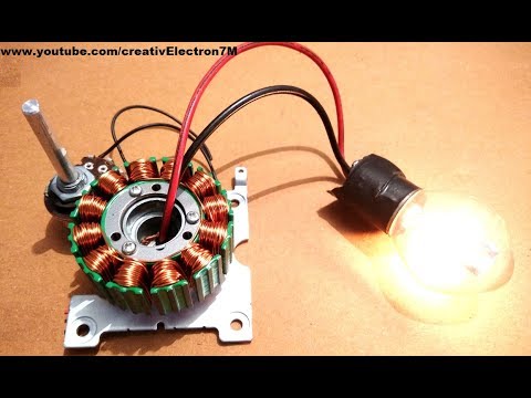 Make a Free Energy Generator from a Dead BLDC Motor DIY