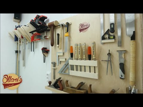 Make a Tool Wall and Clamp Rack