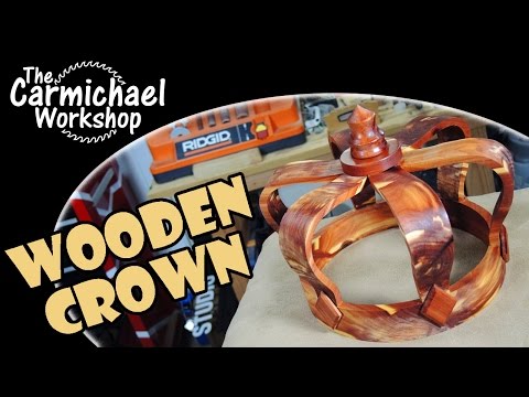 Make a Wooden Crown from a Log - Challenge Tree 2015 Project