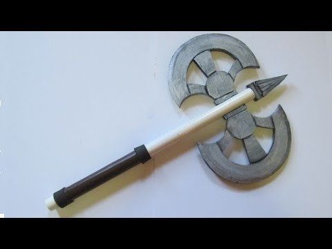 Make an EVA foam Double Bladed Axe