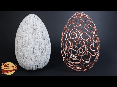 Make an Egg-xtraordinary Copper Wire &amp;amp; Faux Granite Egg