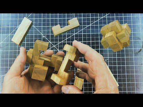 Make and Solve a 6 Piece Burr Puzzle